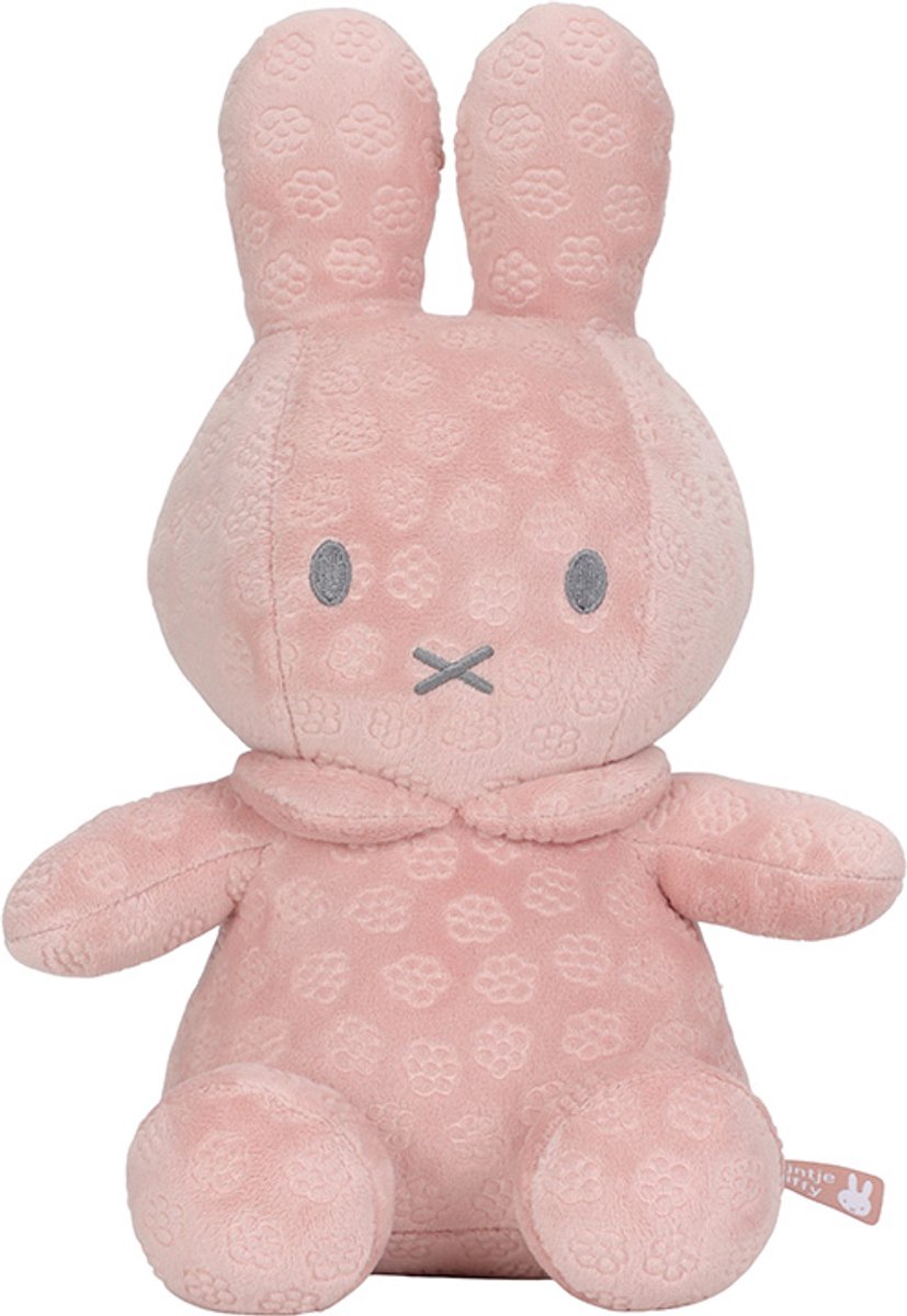 Nijntje pink flower knuffel 30 cm