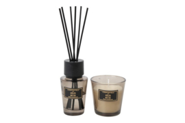 Cadeauset Geurstokjes en Geurkaars No.55 antraciet-100ML