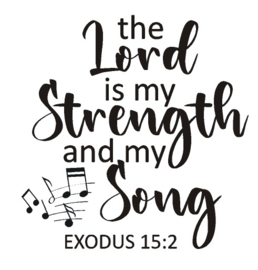 Sticker the lord is... my song