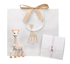 Sophie de giraf cadeauset swaddle doek en sophie