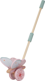 LD7343 Little Dutch Duwstok Vlinder - Fairy Garden FSC met naam