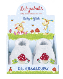 Baby Glück - Baby Schoentjes - Blauw paddestoel