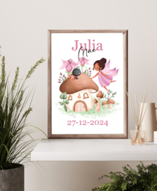 Poster Elfje met naam