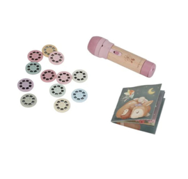 Little Dutch Verhalen projector zaklamp - Roze