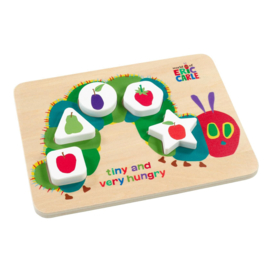 Rupsje Nooitgenoeg vormenpuzzel hout