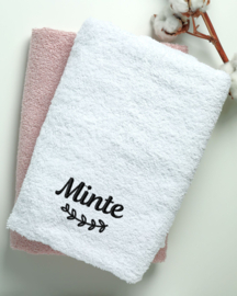 Handdoek takje met naam