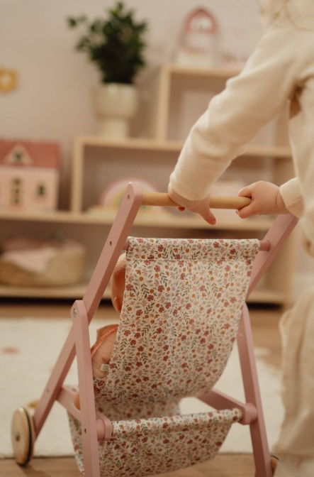 Little Dutch Houten poppenbuggy