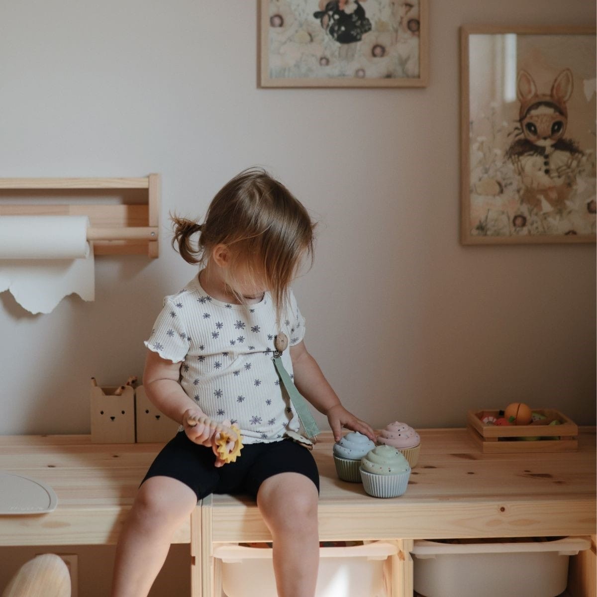 Mushie Cupcake Badspeelgoed - 4 Stuks