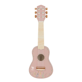 Little Dutch houten gitaar safari roze