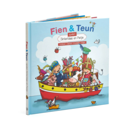 Fien en Teun spelen sinterklaas en pietje