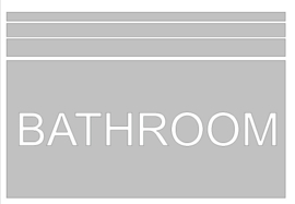 Raamsticker Bathroom