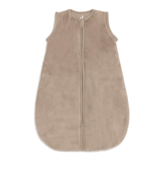 Jollein Newborn Slaapzak met afritsbare mouw - Velvet Milky Coffee - 60 CM