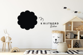 Krijtbord Sticker - Bloem