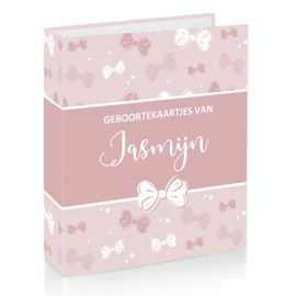 Geboortekaartjes bewaarmap - Bows