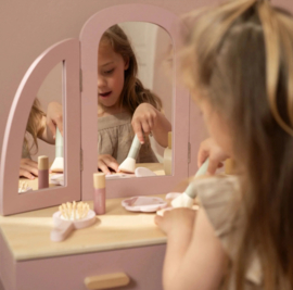 Little Dutch Houten kaptafel met krukje