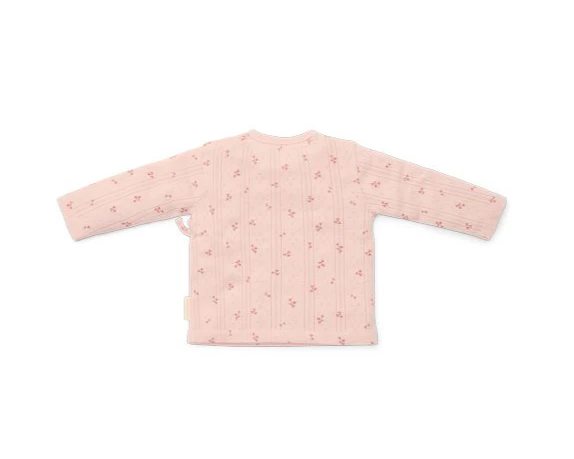 Little Dutch Shirt overslag lange mouw - Roze - Fairy Garden - Fairy Flowers  - 56