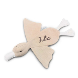 Knuffeldoekje eend cream