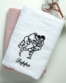 Handdoek judo met naam