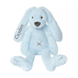 Happy horse knuffel blue rabbit 38 cm met naam/datum