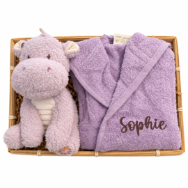 Gevulde Cadeaumand - Badjasje Purple