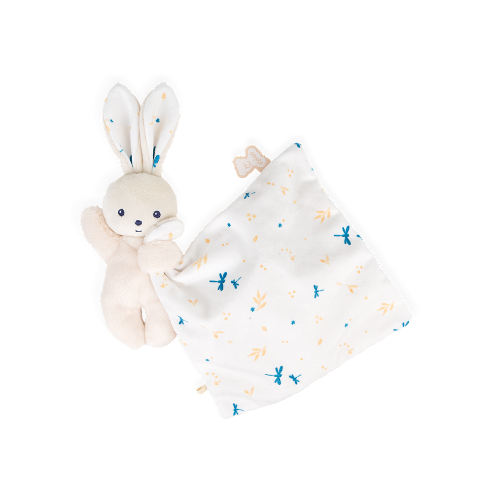 Kaloo knuffeldoekje konijn deli in cadeaudoos