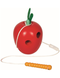 Spiegelburg Houten rijgspel appel
