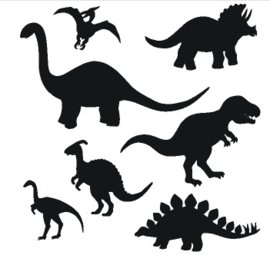 Sticker vel dino's