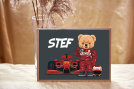 Poster -f1 beer met naam