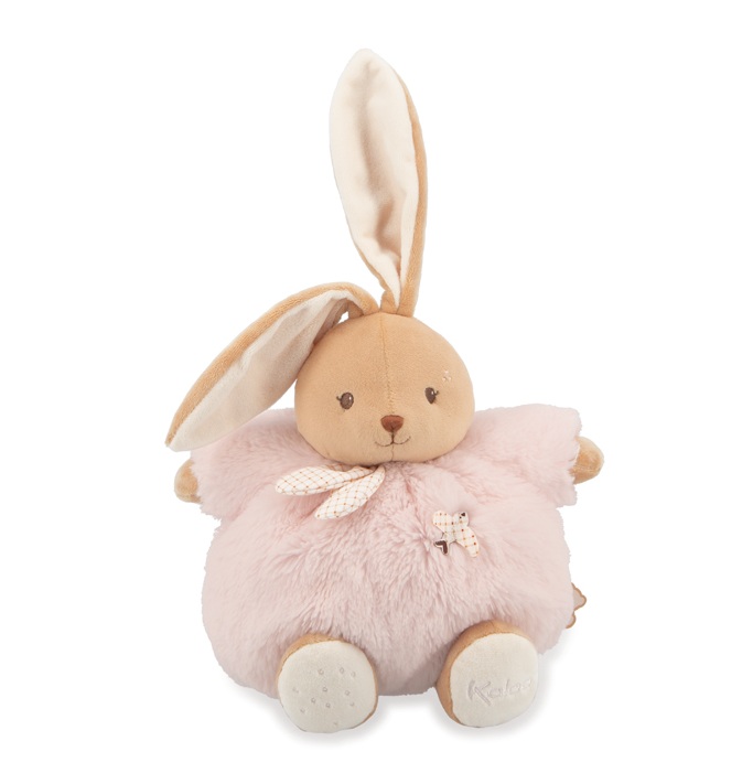Kaloo knuffel beer large roze met naam