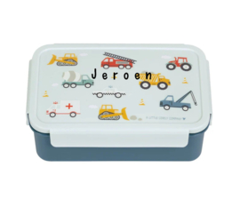 A Little Lovely Company Bento lunchbox: Voertuigen