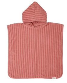 Little Dutch Badponcho pink met naam