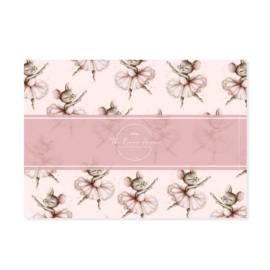 Blush Baby ♥ Schoolfotoboek met naam - Ballerina Muis
