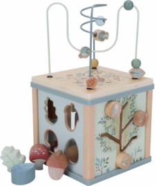 LD7231 Little Dutch Houten Activiteitenkubus - Forest Friends FSCmet naam