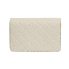 Schoudertas off white /beige met goudkleurig hengsel - Mrs.