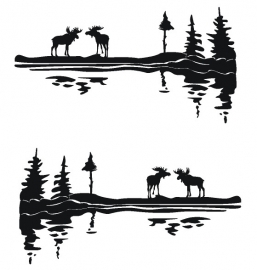 Sticker striping elanden / moose