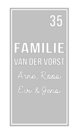 Raamsticker modern