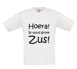 Shirt - Hoera! Ik word grote Zus!