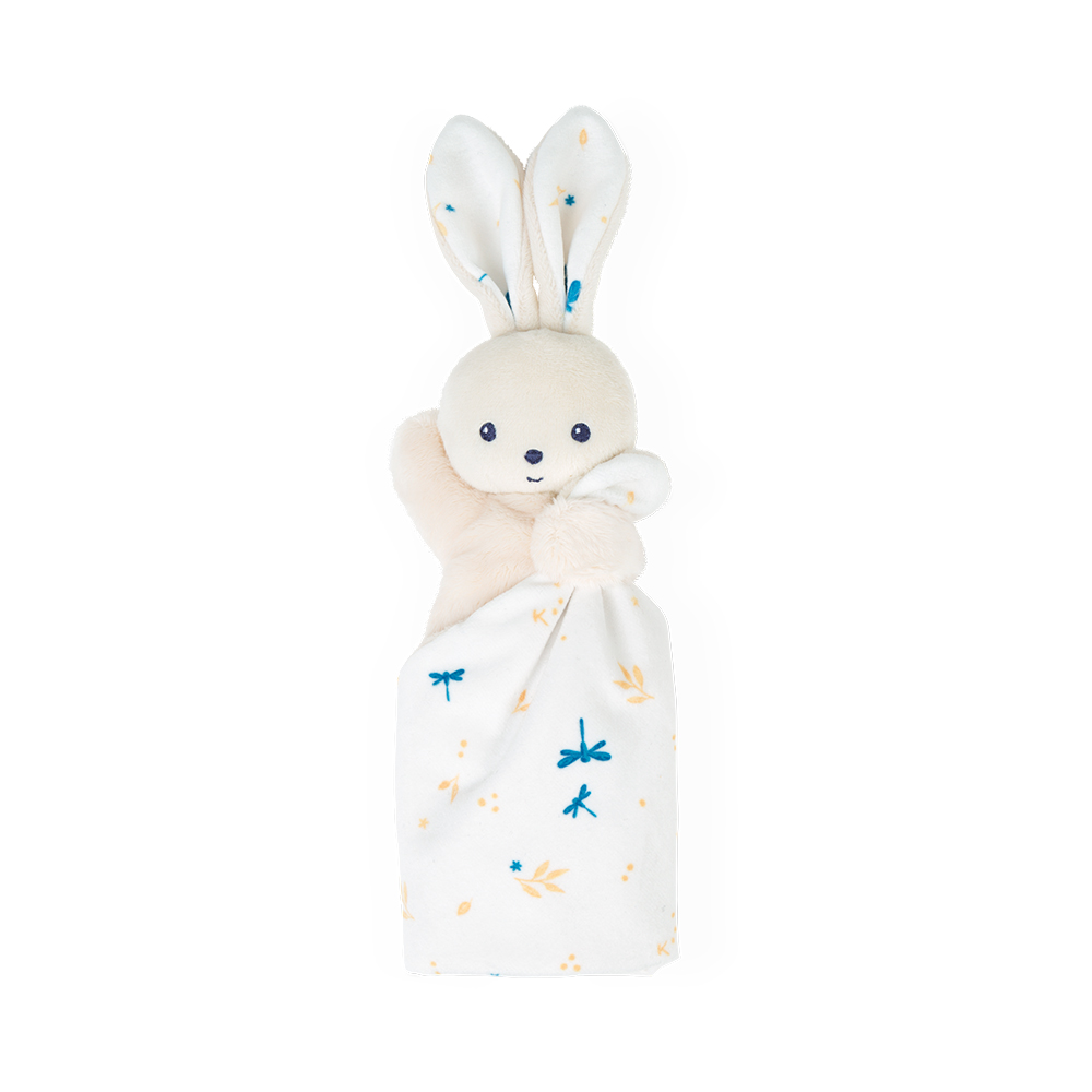 Kaloo knuffeldoekje konijn deli in cadeaudoos