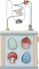 LD7231 Little Dutch Houten Activiteitenkubus - Forest Friends FSCmet naam