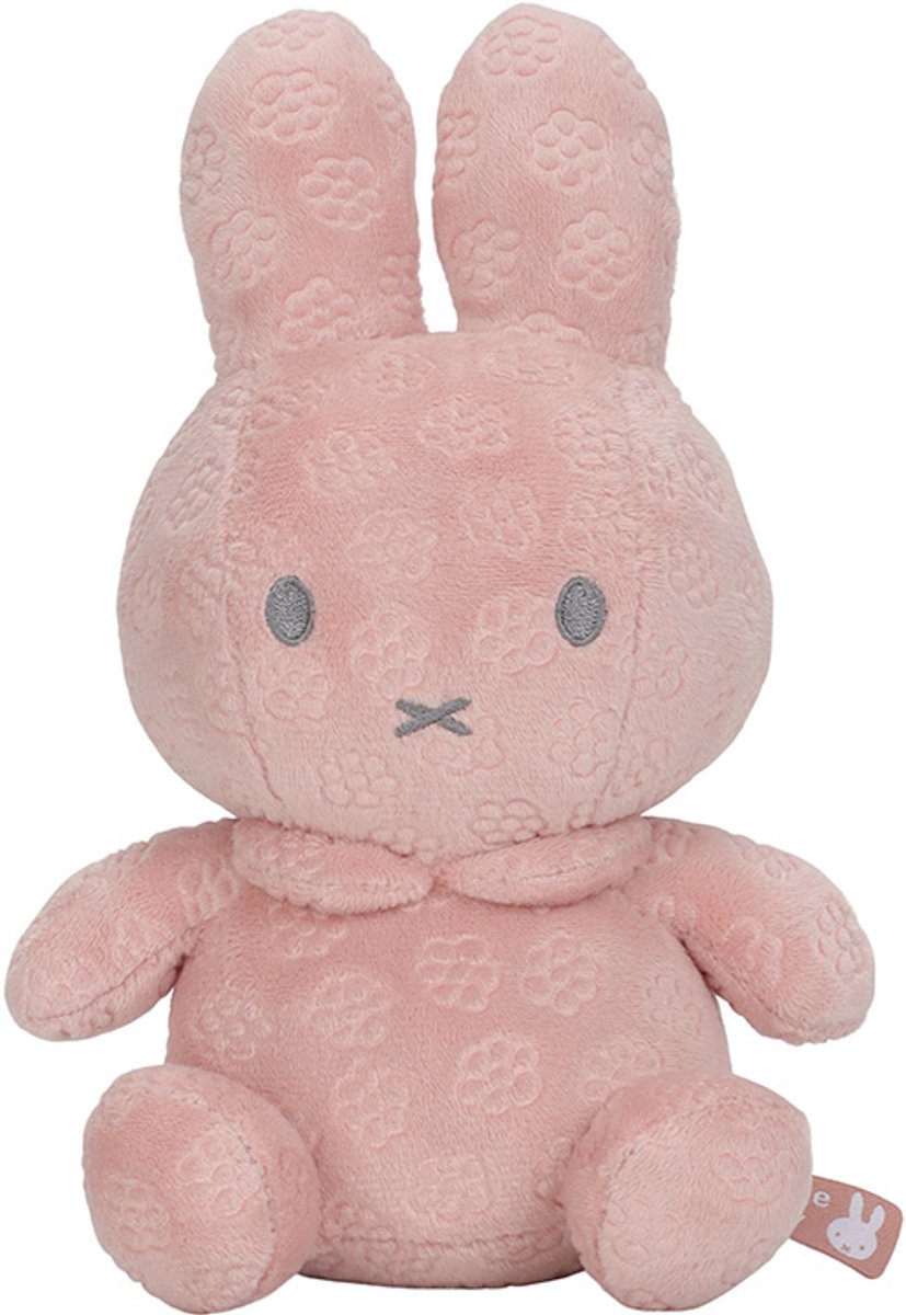 Nijntje pink flower knuffel 20 cm