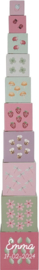 LD7339 Little Dutch Stapelblokken - Fairy Garden FSC met naam