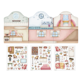 Little Dutch Herbruikbare Stickers  Rosa