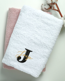 Handdoek stijlvol met naam