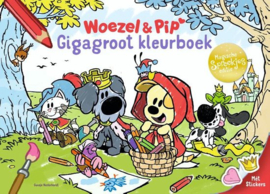 Woezel & Pip - Gigagroot kleurboek Sprookjes met stickers