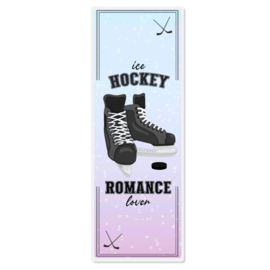 Boekenlegger - Ice Hockey Romance Lover | Hockey Skates