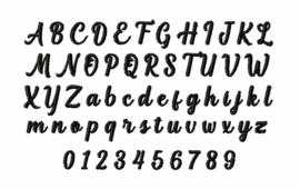 Borduurlettertype 6