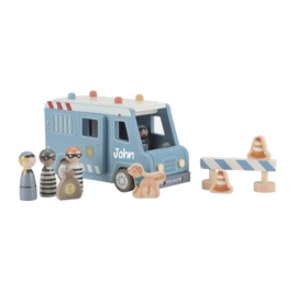 Little Dutch Politiebus + Poppetjes – Hout