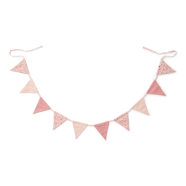 Little Dutch vlaggen slinger pink
