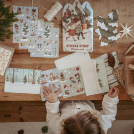 Little dutch sticker kerstkaarten set