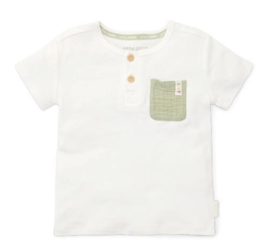 Little Dutch T-shirt korte mouw Off White Farm Life - mt 104